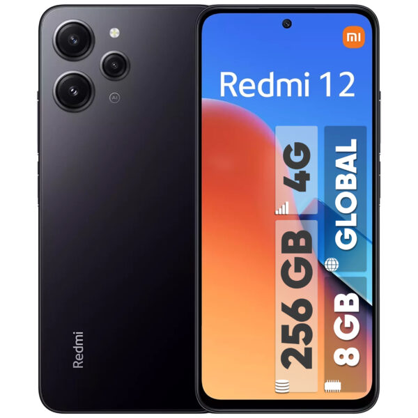 گوشی موبایل شیائومی مدل Redmi 12 دو سیم کارت ظرفیت 256 گیگابایت و رم 8 گیگابایت به همراه شارژر - گلوبال