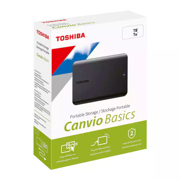 هارد اکسترنال توشیبا مدل Canvio Basics ظرفیت چهار ترابایت