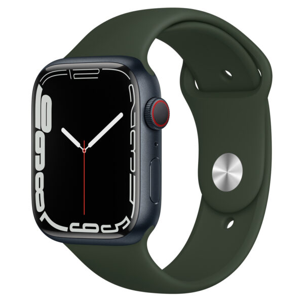 ساعت هوشمند اپل واچ سری 7 مدل 45mm Aluminum Case with Sport silicone Band