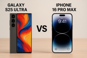 مقایسه Galaxy S25 Ultra با iPhone 16 Pro Max | کدام گوشی بهتر است؟