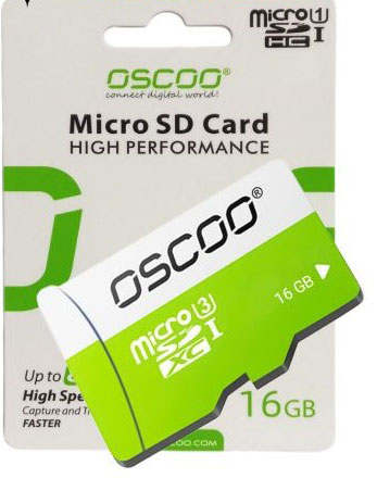 رم 16G اسکو Oscoo سبز 85MB بدون خشاب TF