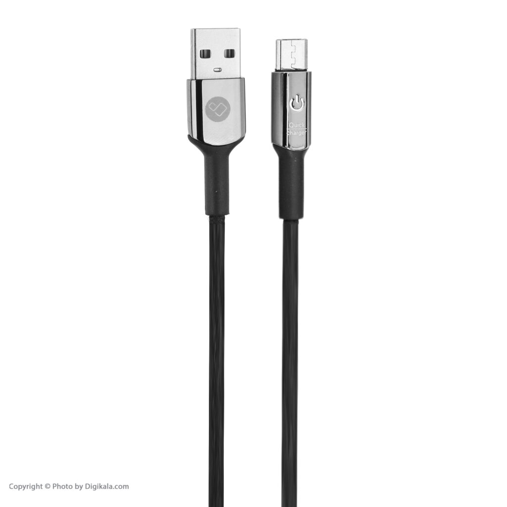 کابل تبدیل USB به microUSB پرووان مدل PCC370M طول 1 متر