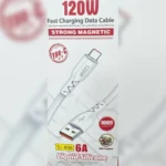 کابل شارژ سیلیکونی تایپ سی SJ-806 6A