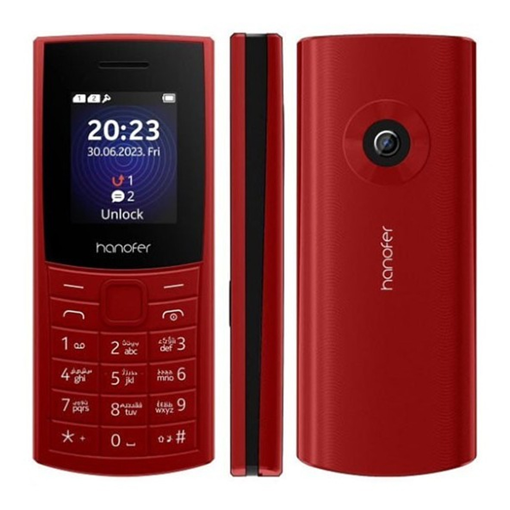 گوشی موبایل هانوفر مدل 110 2023 دو سیم کارت ظرفیت 32 مگابایت