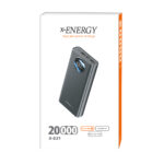 پاوربانک 22.5 وات ایکس انرژی مدل X-821 ظرفیت 20000 میلی‌آمپرساعت به همراه کابل MicroUSB
