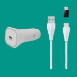 شارژر فندکی ارلدام مدل ES-CC8 به همراه کابل تبدیل USB-C /microUSB